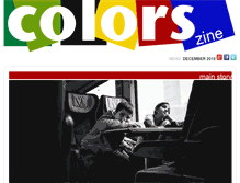 Tablet Screenshot of colorszine.com